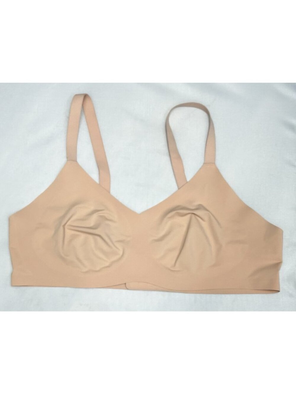 Knix Revolution V-Neck Wireless Bra Size 5 Pale Pink No Pads Seamless